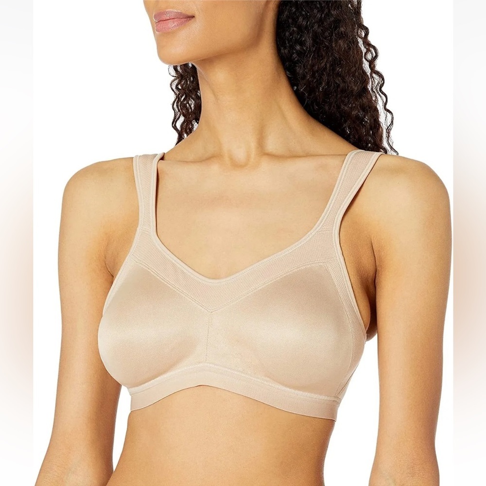 Playtex Women's 18 Hour Active Lifestyle Full Coverage Bra Nude Size 42D NEW